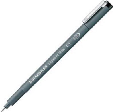 Rašiklis Fineliner STAEDTLER Pigment Liner 308, 0,1 mm, juodas