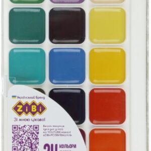 Akvarelė Zibi CLASSIC KIDS Line, 24 spalvos