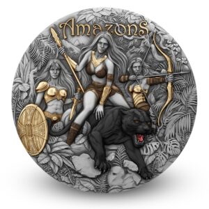 Sidabrinė moneta „Amazonės” 2 oz