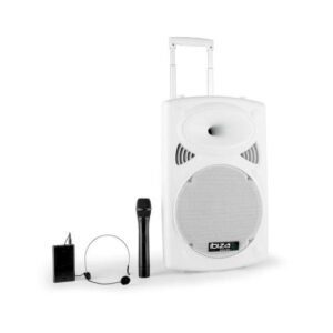Nešiojama kolonėlė Ibiza PORT15UHF-BT-WH (400W)