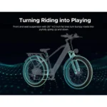 Dviratis 26" elektrinis Engwe E26 ST moteriškas juodas