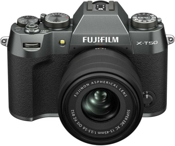 Sisteminis fotoaparatas FUJIFILM X-T50/XC15-45mmF3.5-5.6 OIS PZ Charcoal