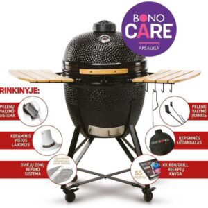 Kepsninė KAMADO BONO GRANDE 59cm su 6 priedais