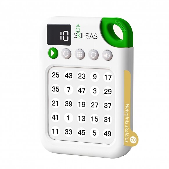 Žaidimas vaikams ,,Skilsas”, skirtas dėmesio koncentracijai ir atminčiai lavinti (sukurtas remiantis SCHULTE metodika