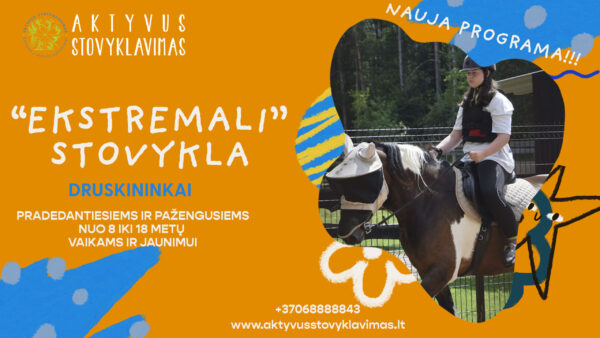 Vasaros stovyklos vaikams - nuotykiai, draugystė