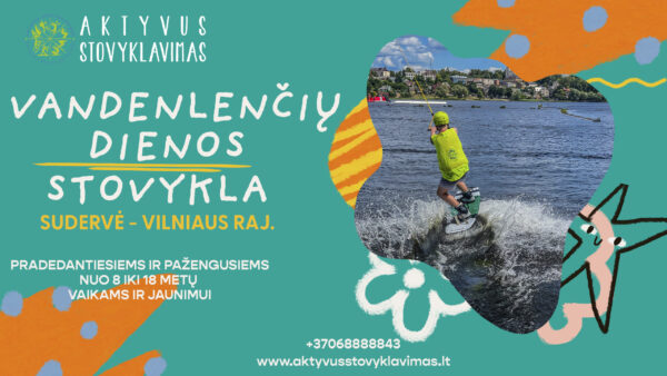 Vasaros stovyklos vaikams - nuotykiai, draugystė