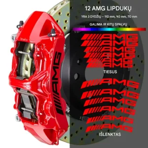 Stabdžių suportų lipdukai