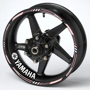 Yamaha motociklo ratlankių lipduka, rožinis auksas