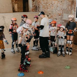 Grupinė riedučių treniruotė