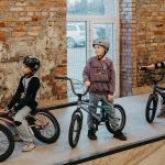Grupinė BMX dviračių treniruotė