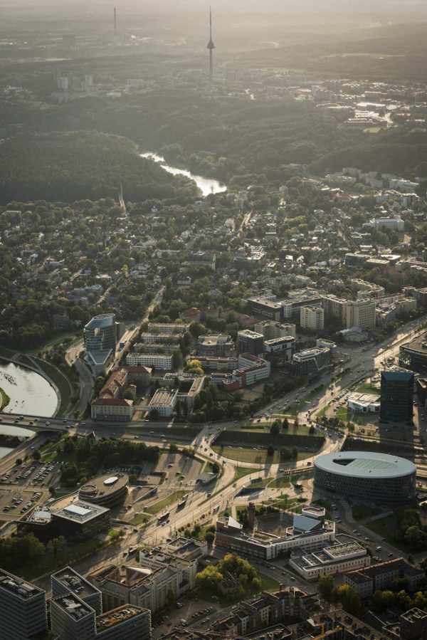 Skrydis karšto oro balionu Vilniuje