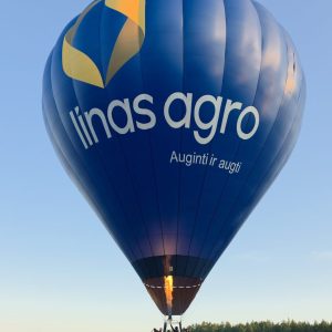 Skrydis karšto oro balionu Vilniuje