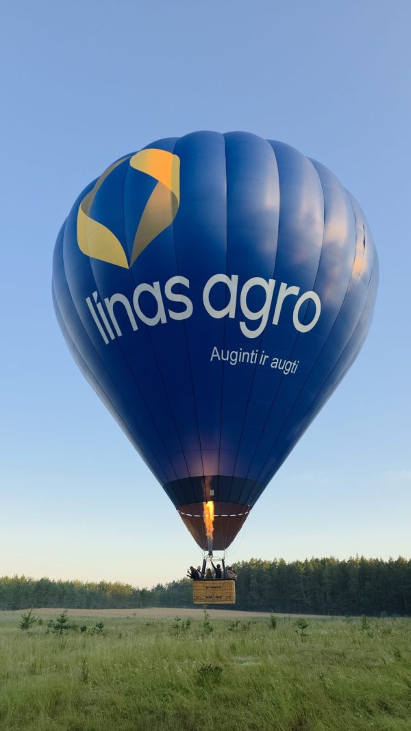 Skrydis karšto oro balionu Vilniuje