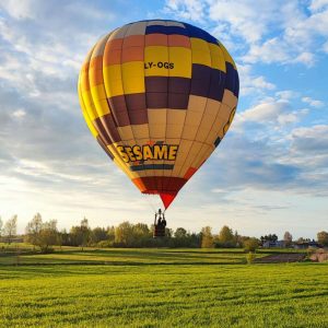 Privatus skrydis karšto oro balionu Utenoje