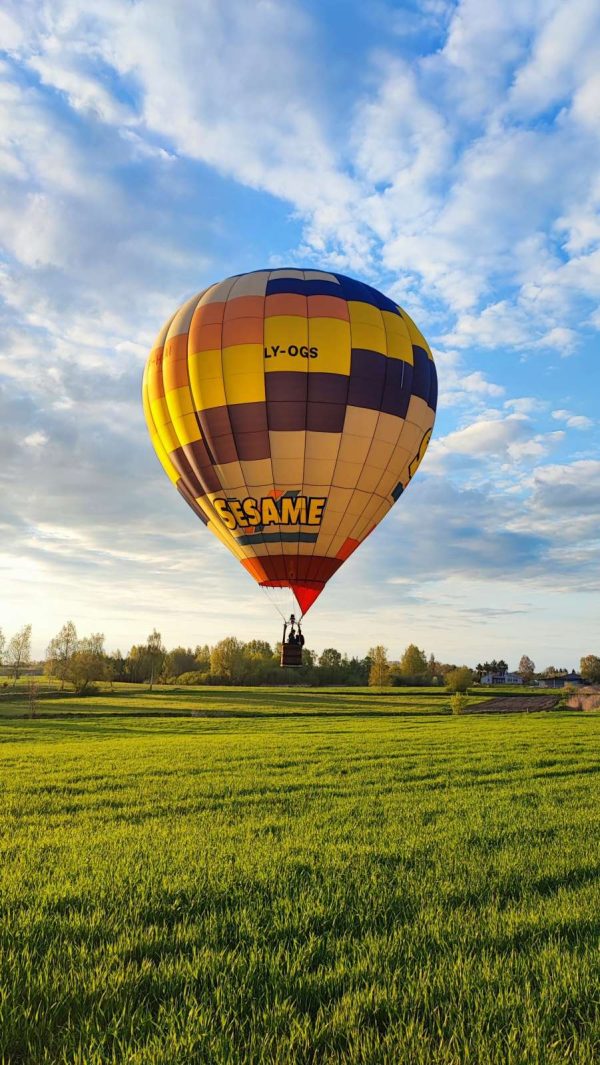 Privatus skrydis karšto oro balionu Drevernoje