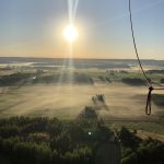 Privatus skrydis karšto oro balionu Drevernoje