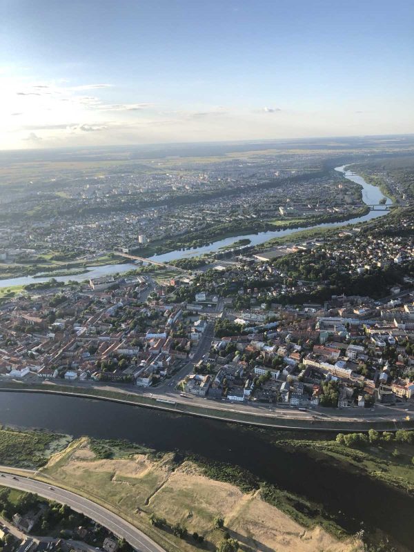 Skrydis karšto oro balionu Kaune
