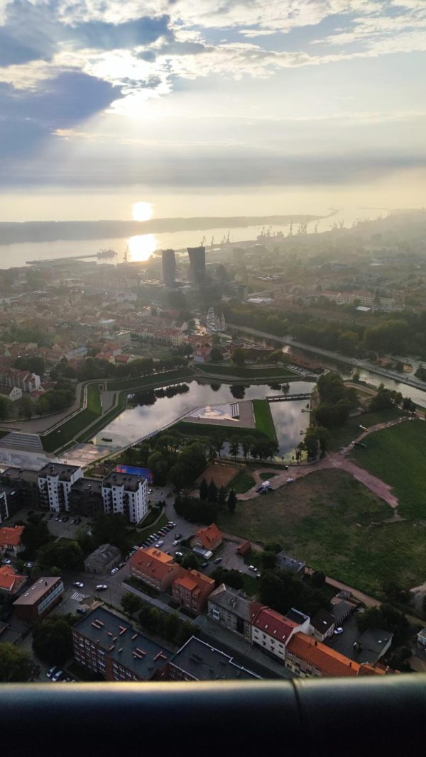 Skrydis oro balionu Klaipėdoje