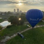 Skrydis oro balionu Klaipėdoje