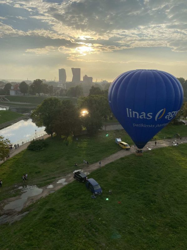 Skrydis oro balionu Klaipėdoje