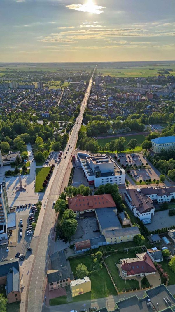 Skrydis karšto oro balionu Marijampolėje