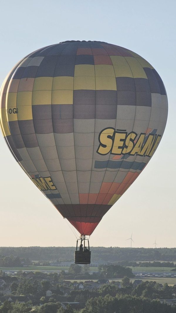 Skrydis karšto oro balionu Marijampolėje