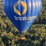 Privatus skrydis karšto oro balionu Joniškyje