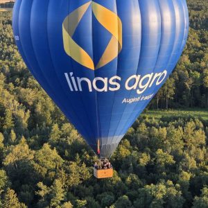 Privatus skrydis karšto oro balionu Joniškyje