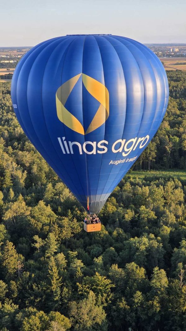 Privatus skrydis karšto oro balionu Joniškyje