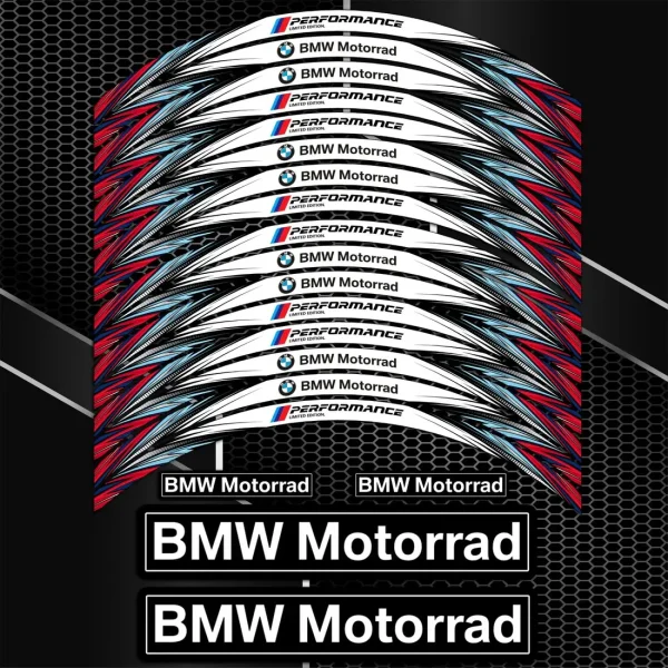 BMW M Sport ratlankių lipdukų rinkinys – 20 vnt.