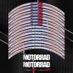 BMW S1000R ratlankių lipdukai – pilka M Sport versija