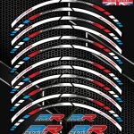 BMW S1000RR ratlankių lipdukų rinkinys 16 vnt