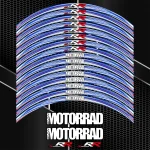 BMW S1000RR ratlankių lipdukai – M Sport Performance 20vnt