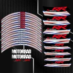 BMW S1000RR ratlankių lipdukai – pilka M Sport 36vnt