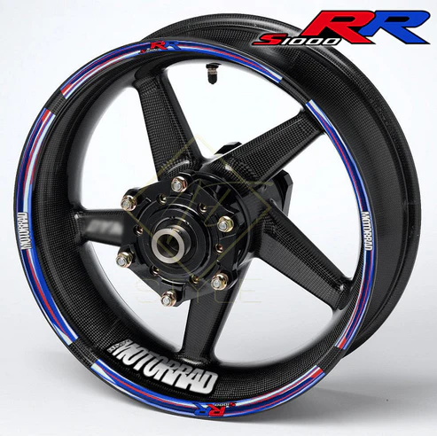 BMW S1000RR ratlankių lipdukai – M Sport 20vnt rinkinys