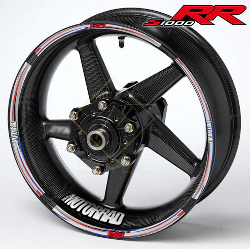 BMW S1000RR ratlankių lipdukai – pilka M Sport 20vnt