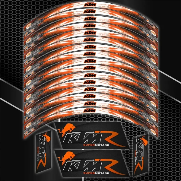 KTM Super Duke / RC ratlankių lipdukai