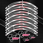 MOTOGP motociklo ratlankių lipdukai