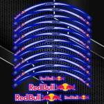 RedBull motociklo ratlankių lipdukai