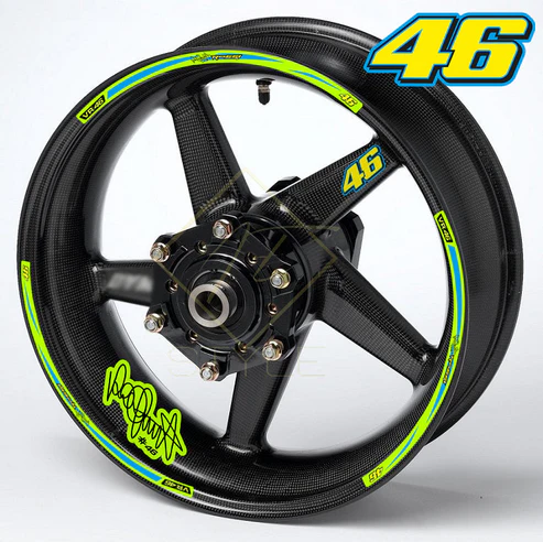 Rossi motociklo ratlankių lipdukai