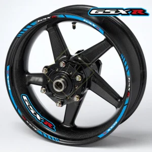 Suzuki GSX-R ratlankių lipdukai – mėlynas 16 vnt