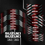 Suzuki GSX-R Gixxer 600/750/1000 ratlankių lipdukai