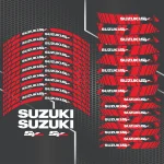 Suzuki SV650 motociklo ratlankių lipdukai – 36 vnt.