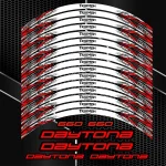 Triumph Daytona 660 motociklo ratlankių lipdukai