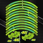 Rossi motociklo ratlankių lipdukai