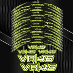 VR46 Valentino Rossi motociklo ratlankių lipdukai