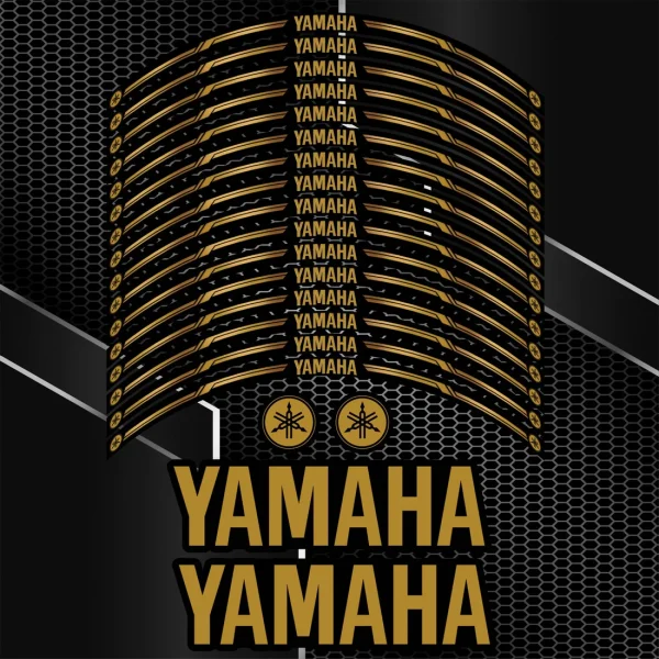 Yamaha YZF / MT motociklo ratlankių lipdukai