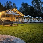 TURISTAUK.LT / Stovyklavietė Dobilų Slėnis: baidarės ir nameliai prie Jūros upės