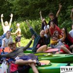 TURISTAUK.LT / Stovyklavietė Dobilų Slėnis: baidarės ir nameliai prie Jūros upės