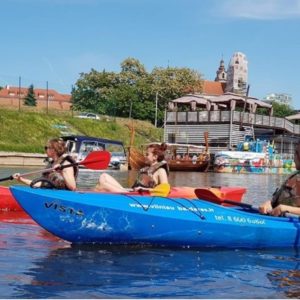 Vilnius: Plaukimas Baidarėmis Neries Upe